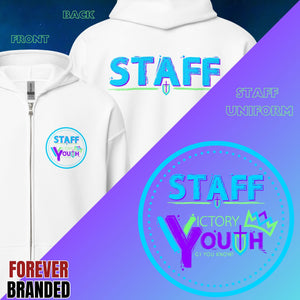 VY Staff Uniform Unisex heavy blend zip hoodie