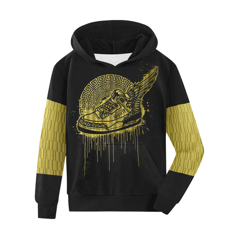 Footsteps Gold Column Kids Hoody